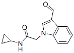 N-cyclopropyl-2-(3-formyl-1H-indol-1-yl)acetamide Structure,530121-56-3Structure