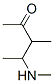 (9ci)-3-甲基-4-(甲基氨基)-2-戊酮结构式_53019-44-6结构式