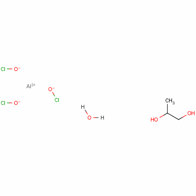 氯化羟铝二元醇结构式_53026-85-0结构式