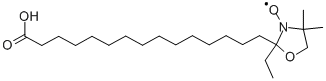 2-(1-羧基四烷基)-2-乙基-4,4-甲基-3-噁唑烷基氧基结构式_53034-38-1结构式