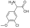 氨基-(3-氯-4-甲氧基-苯基)-乙酸结构式_53091-63-7结构式