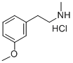 [2-(3-甲氧基苯基)乙基]甲胺盐酸盐结构式_53102-69-5结构式