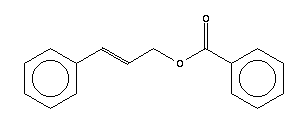 苯甲酸肉桂酯结构式_5320-75-2结构式