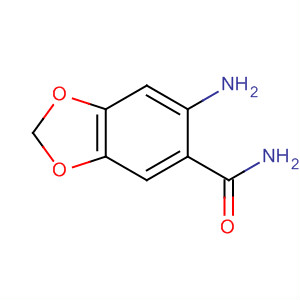 6-氨基苯并[d][1,3]二氧代-5-羧酰胺结构式_53216-40-3结构式
