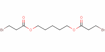 戊烷-1,5-二基二(3-溴丙酸酯)结构式_53219-90-2结构式