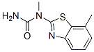 Urea, n-methyl-n-(7-methyl-2-benzothiazolyl)- (9ci) Structure,53284-70-1Structure