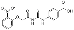 4-[[[[(2-硝基苯氧基)乙酰基]氨基]硫氧代甲基]氨基]-苯甲酸结构式_532940-59-3结构式
