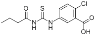2-氯-5-[[[(1-氧代丁基)氨基]硫氧代甲基]氨基]-苯甲酸结构式_532980-99-7结构式