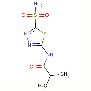 N-[5-(氨基磺酰基)-1,3,4-噻二唑-2-基]-2-甲基丙酰胺结构式_53336-84-8结构式