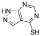 4-Mercapto-(1H)pyrazolo [3,4-d]pyrimidine Structure,5334-23-6Structure