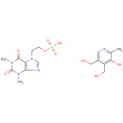 吡哆茶碱结构式_53403-97-7结构式