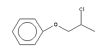 1-苯氧基-2-氯丙烷结构式_53491-30-8结构式