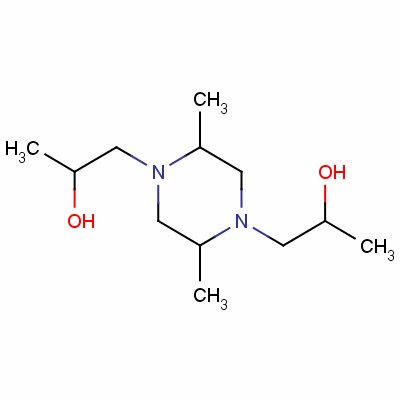 Alpha,alpha,2,5-四甲基哌嗪-1,4-二乙醇结构式_53503-90-5结构式