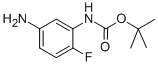 (5-氨基-2-氟苯基)-氨基甲酸叔丁酯结构式_535170-18-4结构式