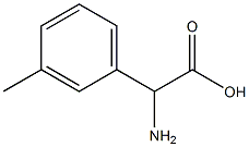 2-氨基-2-(3-甲基苯基)乙酸结构式_53519-82-7结构式