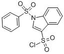 1-(苯基磺酰基)吲哚-3-磺酰氯结构式_535930-73-5结构式
