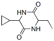 (9ci)-3-环丙基-6-乙基-2,5-哌嗪二酮结构式_535937-06-5结构式