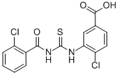 4-氯-3-[[[(2-氯苯甲酰基)氨基]硫氧代甲基]氨基]-苯甲酸结构式_535978-55-3结构式
