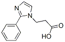 3-(2-苯基-1-咪唑)-丙酸结构式_53660-14-3结构式