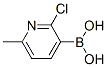 2-Chloro-6-methylpyridine-3-boronic acid Structure,536693-95-5Structure