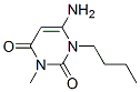 6-氨基-1-丁基-3-甲基-1H-嘧啶-2,4-二酮结构式_53681-50-8结构式