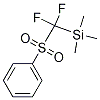 [Difluoro(phenylsulfonyl)methyl]trimethyl-silane Structure,536975-50-5Structure
