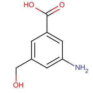 3-氨基-5-(羟基甲基)苯甲酸结构式_53732-10-8结构式