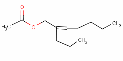 2-丙基-2-乙酸庚烯酯结构式_53735-50-5结构式