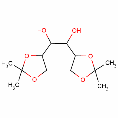 1,2:5,6-二-o-异亚丙基-d-山梨糖醇结构式_53735-98-1结构式