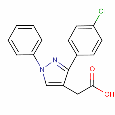 氯那唑酸结构式_53808-88-1结构式