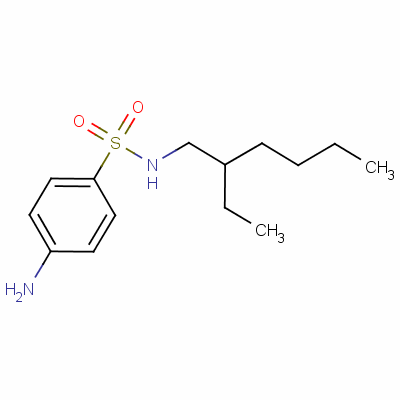4-氨基-n-(2-乙基己基)苯磺胺结构式_53817-09-7结构式