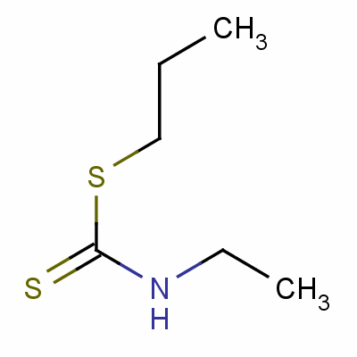 乙基二硫代氨基甲酸丙酯结构式_53859-67-9结构式