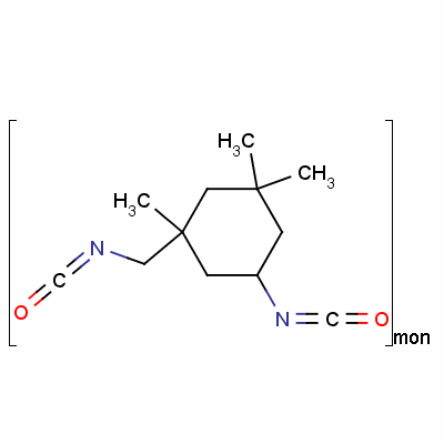 聚(异佛尔酮二异氰酸酯)结构式_53880-05-0结构式