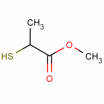 2-疏基丙酸甲酯结构式_53907-46-3结构式