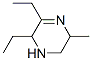2,3-二乙基-1,2,5,6-四氢-5-甲基吡嗪结构式_539826-79-4结构式