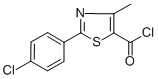 2-(4-Chlorophenyl)-4-methyl-1,3-thiazole-5-carbonyl chloride Structure,54001-22-8Structure
