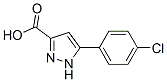 3-(4-Chlorophenyl)-1H-pyrazole-5-carboxylic acid Structure,54006-63-2Structure