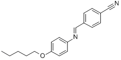 N-(p-cyanobenzylidene)-p-(pentyloxy)aniline Structure,54010-32-1Structure