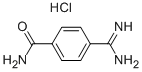 4-脒基苯甲酰胺盐酸盐结构式_54050-86-1结构式