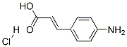 4-氨基肉桂酸盐酸盐结构式_54057-95-3结构式