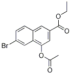 4-乙酰氧基-6-溴-萘-2-羧酸乙酯结构式_540779-28-0结构式