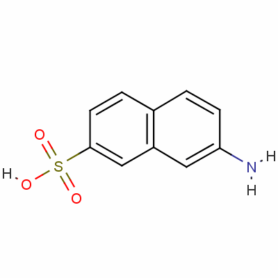 7-氨基-2-萘磺酸钠结构式_5412-82-8结构式