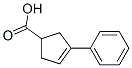 3-Cyclopentene-1-carboxylic acid,3-phenyl-(9ci) Structure,54143-11-2Structure