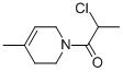 Pyridine,1-(2-chloro-1-oxopropyl)-1,2,3,6-tetrahydro-4-methyl-(9ci) Structure,54152-09-9Structure