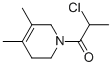 Pyridine,1-(2-chloro-1-oxopropyl)-1,2,3,6-tetrahydro-4,5-dimethyl-(9ci) Structure,54152-10-2Structure