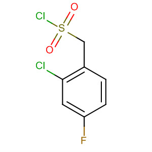 (2-氯-4-氟苯基)甲烷磺酰氯结构式_541528-45-4结构式