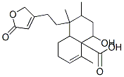 1,2,3,4,4A,7,8,8a-octahydro-1-[2-(2,5-dihydro-5-oxofuran-3-yl)ethyl ]-4-hydroxy-1,2,5-trimethylnaphthalene-4a-carboxylic acid Structure,54153-70-7Structure
