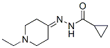 Cyclopropanecarboxylic acid,(1-ethyl-4-piperidinylidene)hydrazide (9ci) Structure,541543-01-5Structure