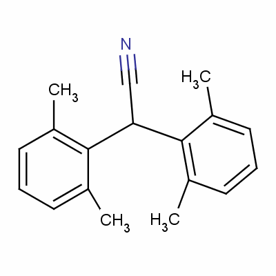 Bis(2,6-dimethylphenyl)acetonitrile Structure,54167-06-5Structure