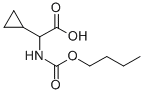 丁氧基羰基氨基环丙基乙酸结构式_54256-41-6结构式